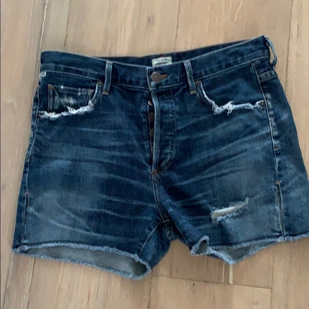 Denim shorts